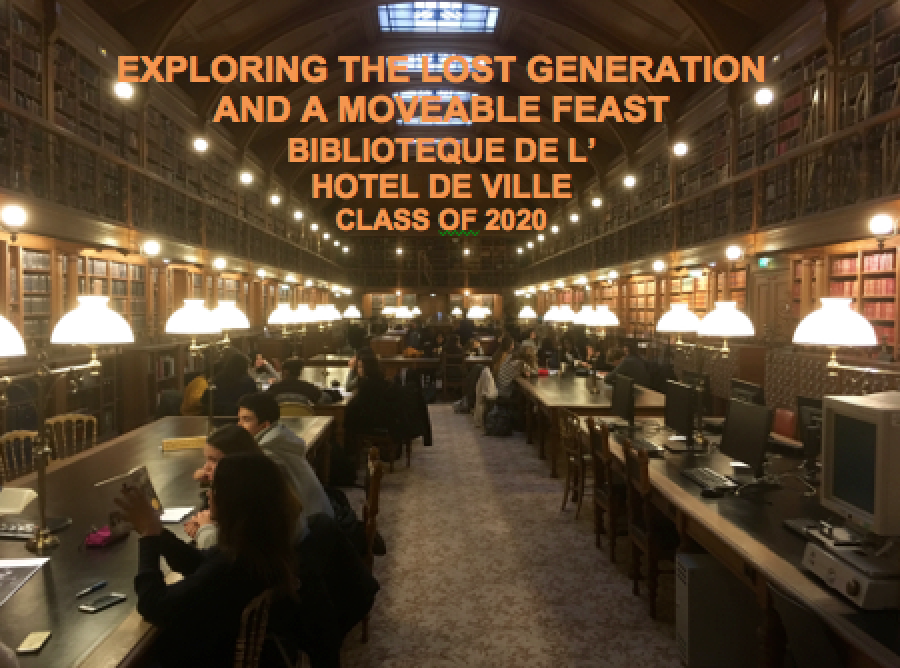 The Lost Generation and Moveable Feast, Americans in Paris