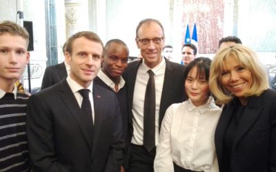 Des élèves du LIEP et de l’académie de Créteil reçus à l’Elysée