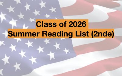 Class of 2026 – American Section Summer Reading List (Seconde)