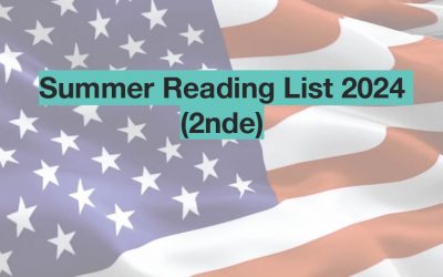 American Section Summer Reading List 2024-2025 (Seconde)